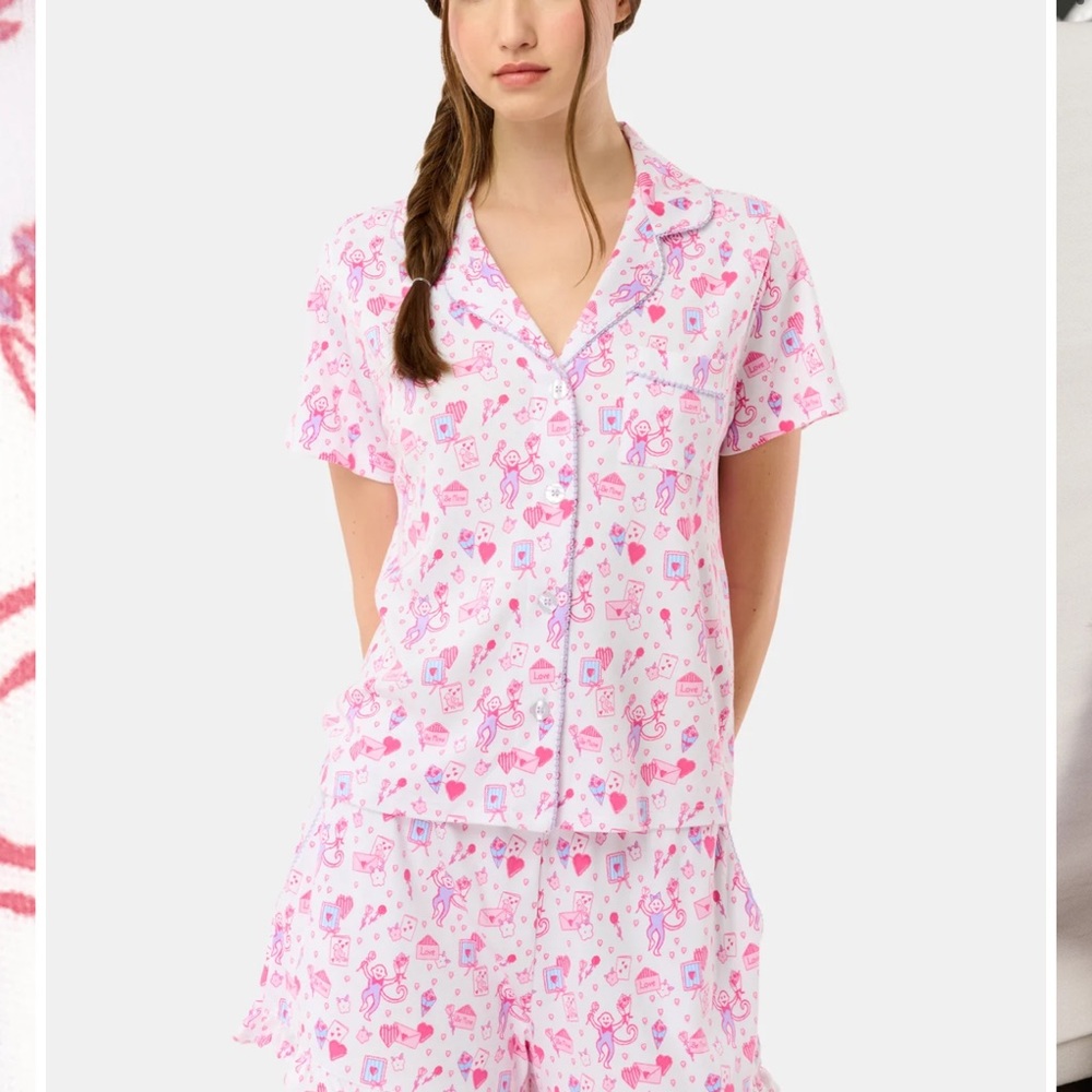 Roller Rabbit Love Letters Wyatt Polo Pajamas